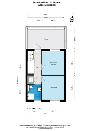 Floor plan - Scandinaviëhof 10, 1363 DH Almere 